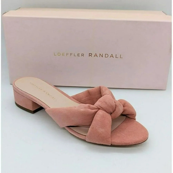 Loeffler Randall Elsie Womens Suede Knot Slide Sandal Size 6.5 - Picture 2 of 5